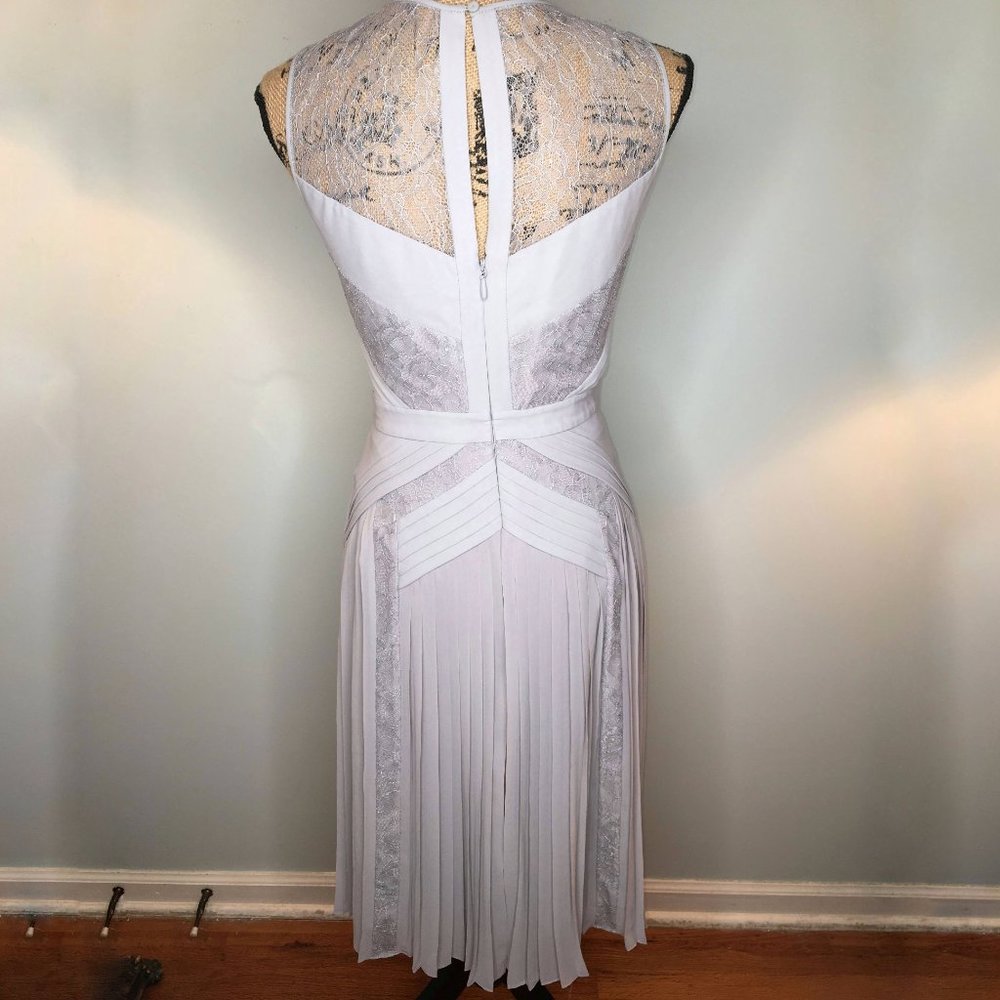 BCBG MAXAZRIA Raya Sleeveless Pleated Lace Dress - Picture 4 of 16